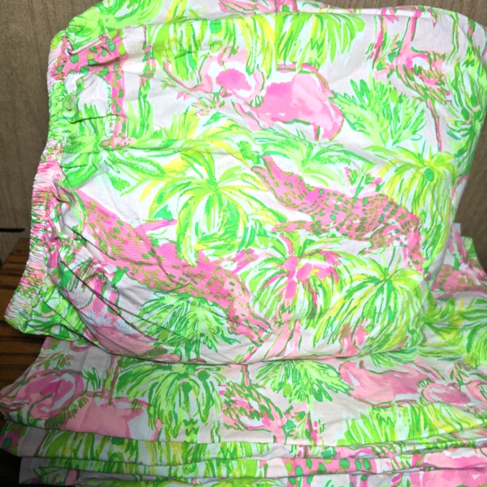 Lilly Pulitzer For Pottery Barn Kids Tween Flat and Fitted Sheet Set